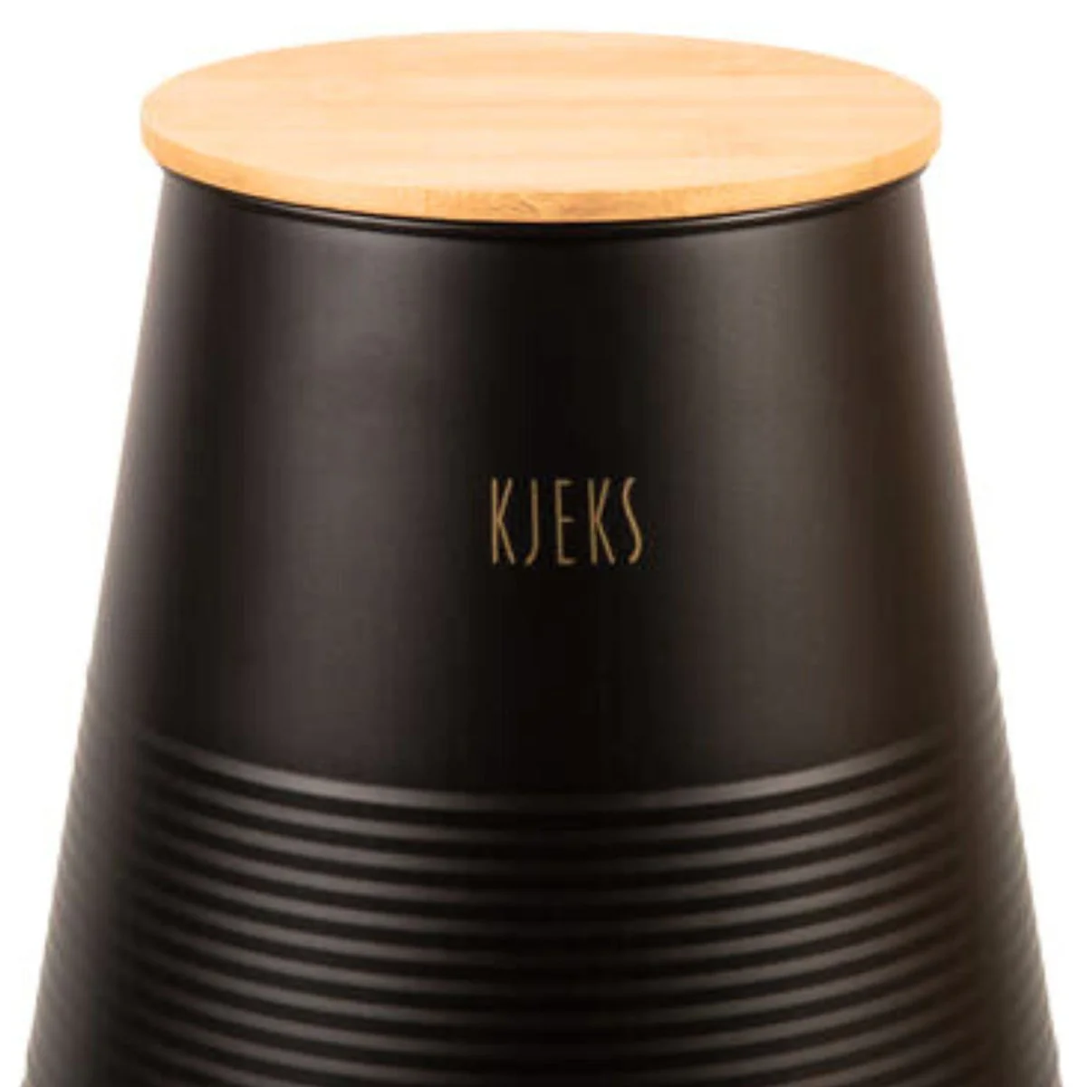 Oppbevaringsboks med bambuslokk kjeks 17,5 cm - Image 2