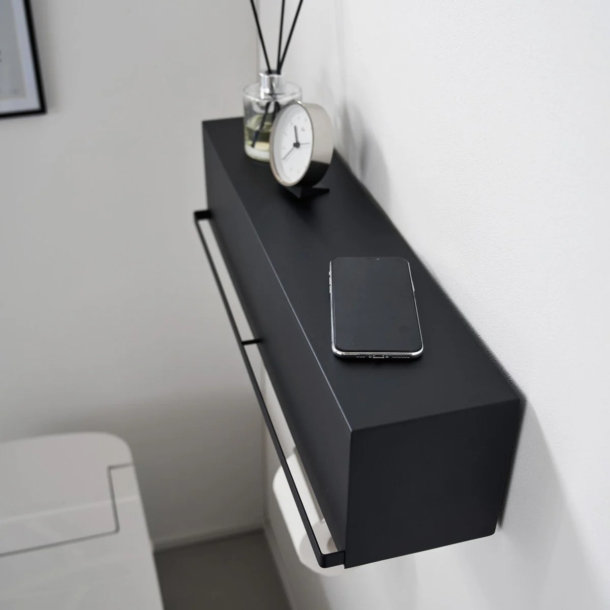 Oppbevaringsboks til vegg sort - Image 6