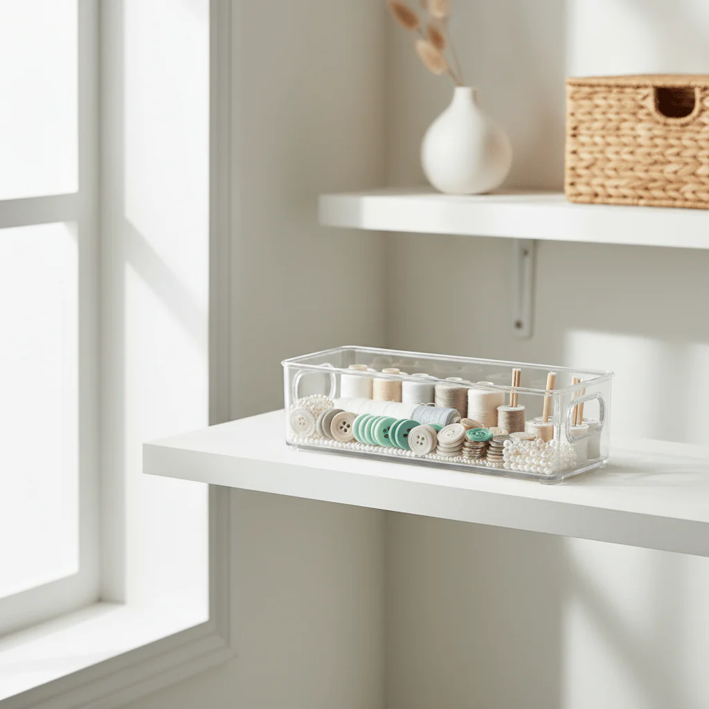 Oppbevaringsboks transparent, liten - Image 6