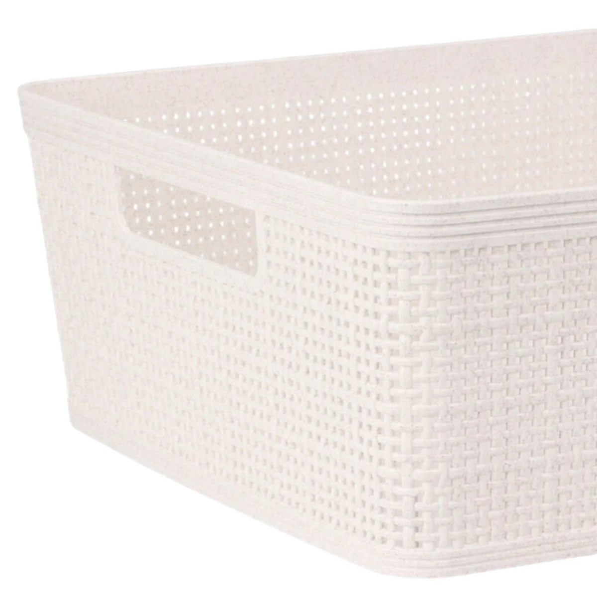 Oppbevaringskurv sandfarget 35 x 29 x 13 cm - Image 2