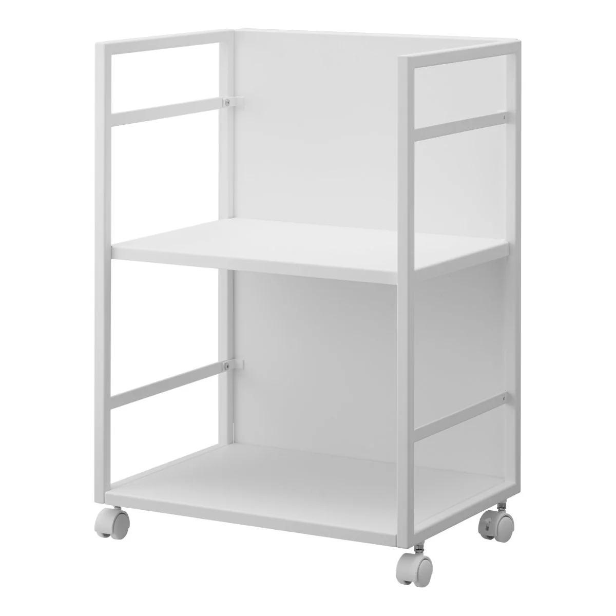 Oppbevaringsvogn med hjul hvit - Image 6