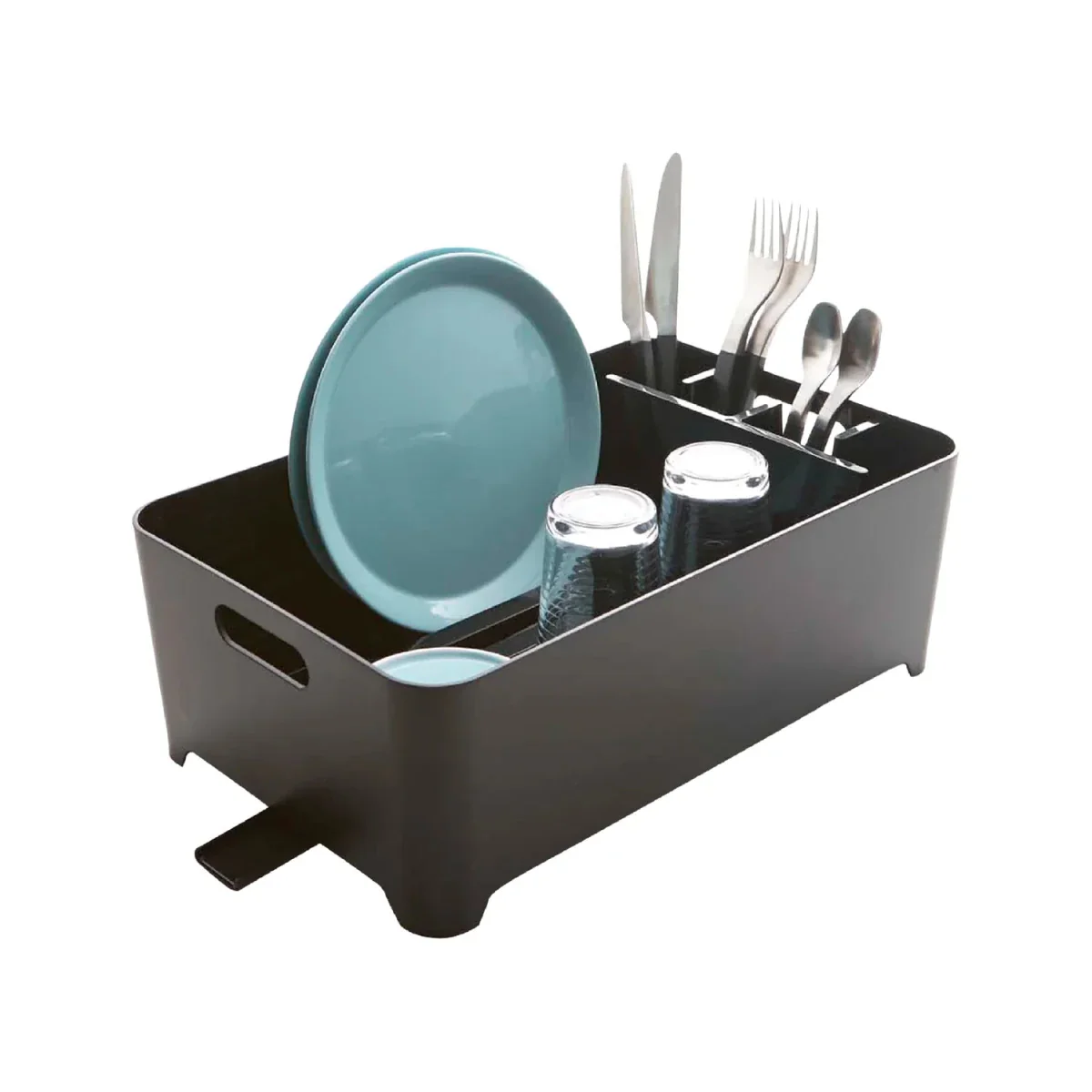 Oppvaskkurv med drenering sort 38 x 24 cm - Image 10