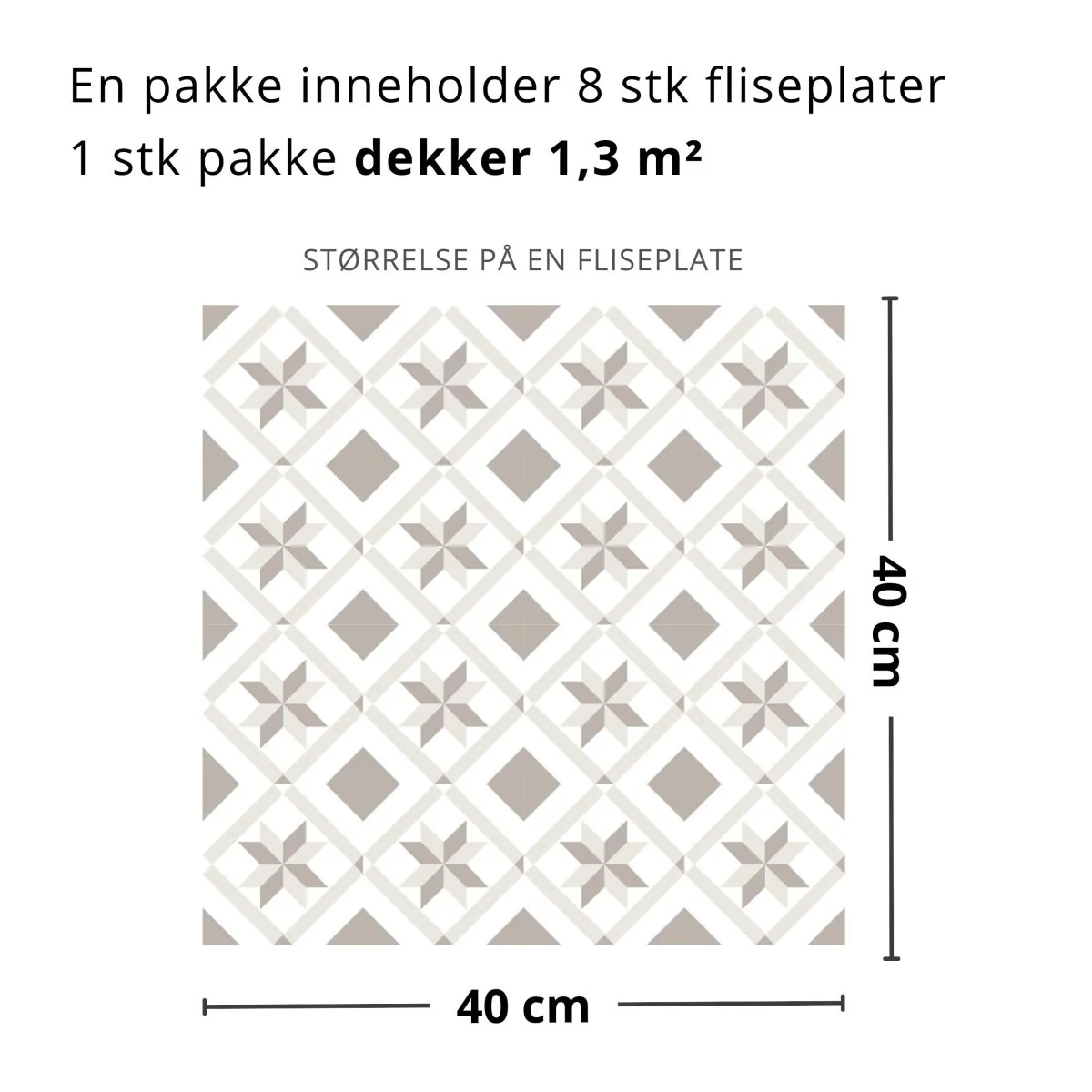 8-pk Oslo mini selvklebende fliser - Image 4