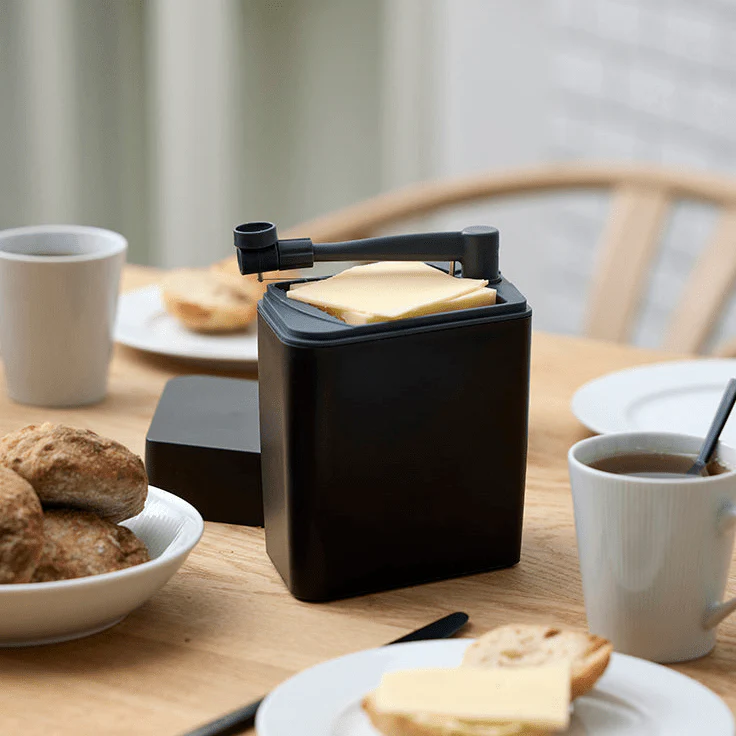 Rosti Osteklokke Classic Svart