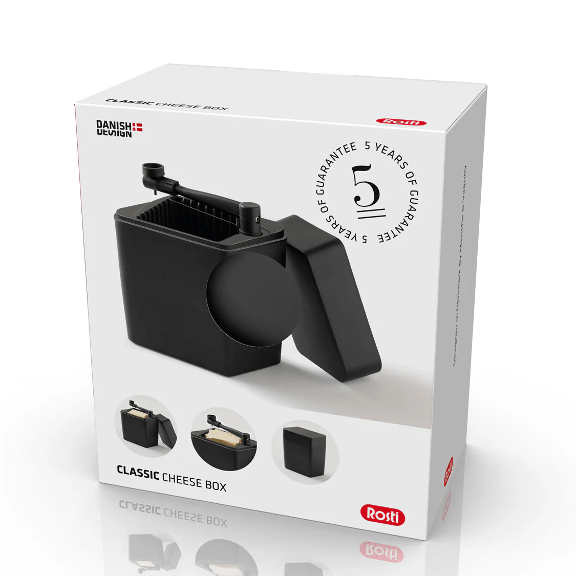 Rosti Osteklokke Classic Svart - Image 8