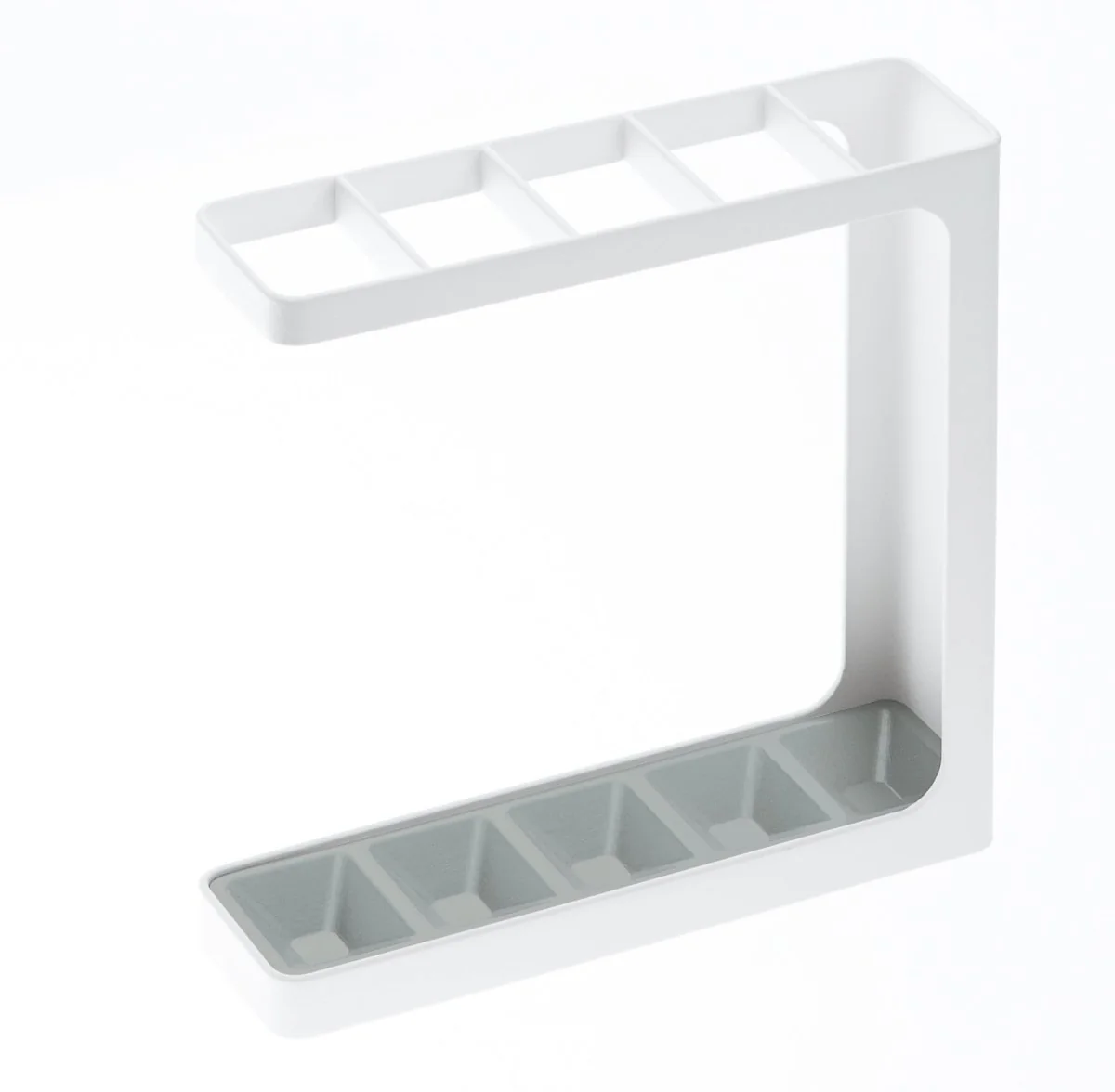 Paraplystativ med dryppskål, liten hvit - Image 6