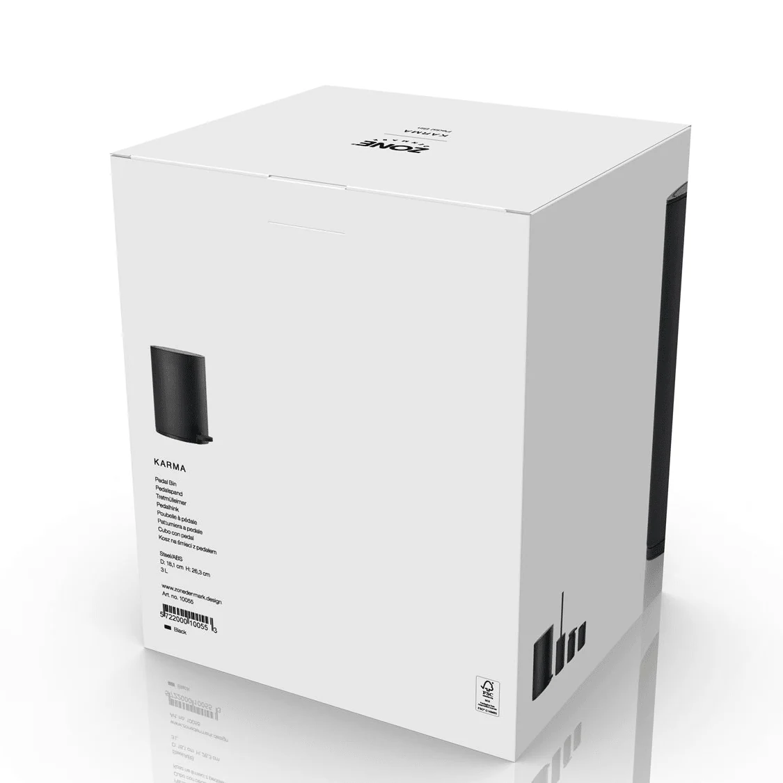 Søppelbøtte Karma 3 liter sort - Image 7