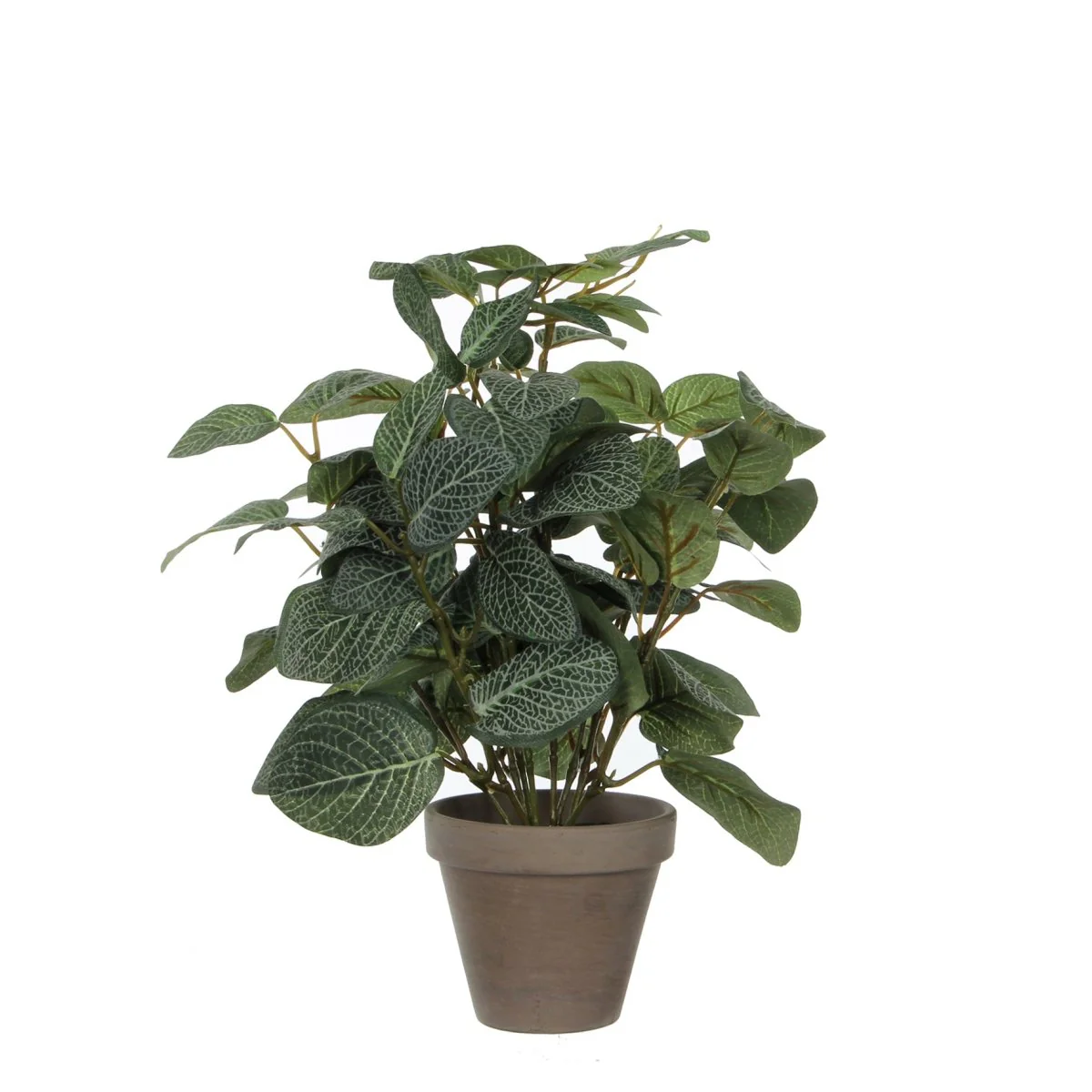 Pilea kunstig plante grønn med potte 30 cm