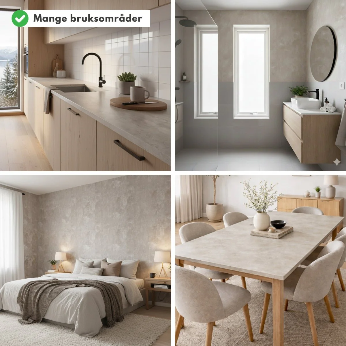 Premium Limewash beige kontaktplast - Image 4