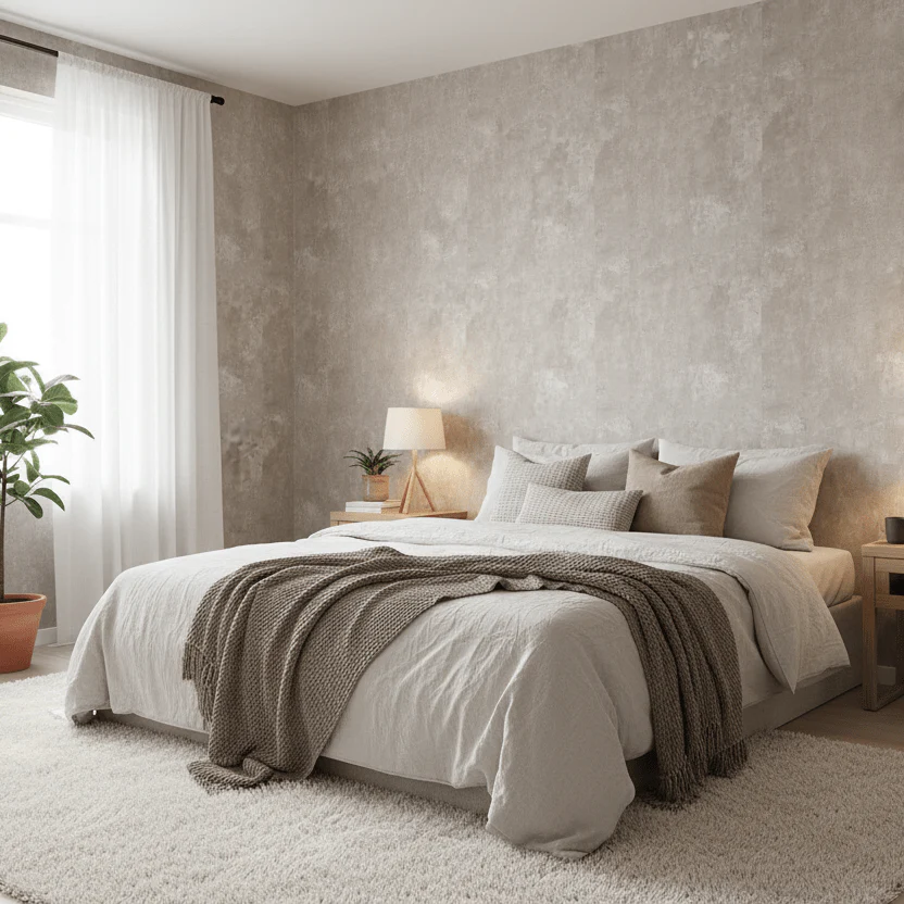 Premium Limewash beige kontaktplast - Image 6