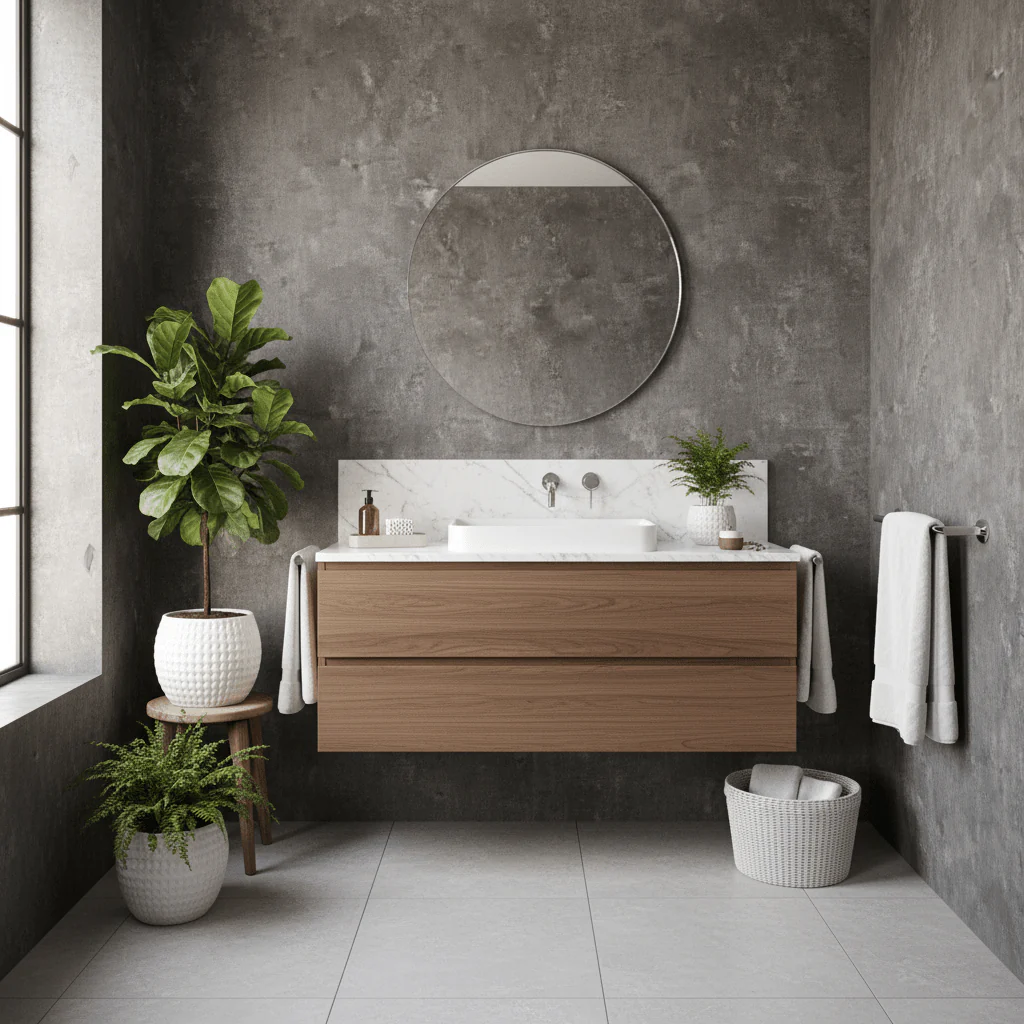 Premium Limewash antrasitt kontaktplast - Image 4
