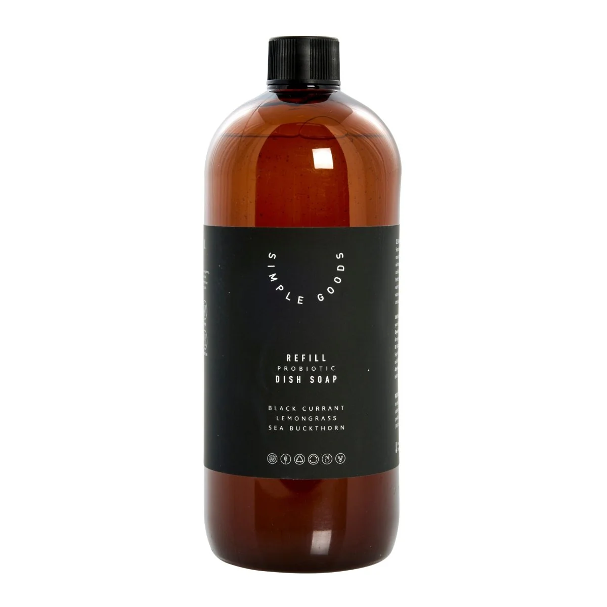 Refill oppvasksåpe Lemongrass Black Currant 1000ml - Image 2