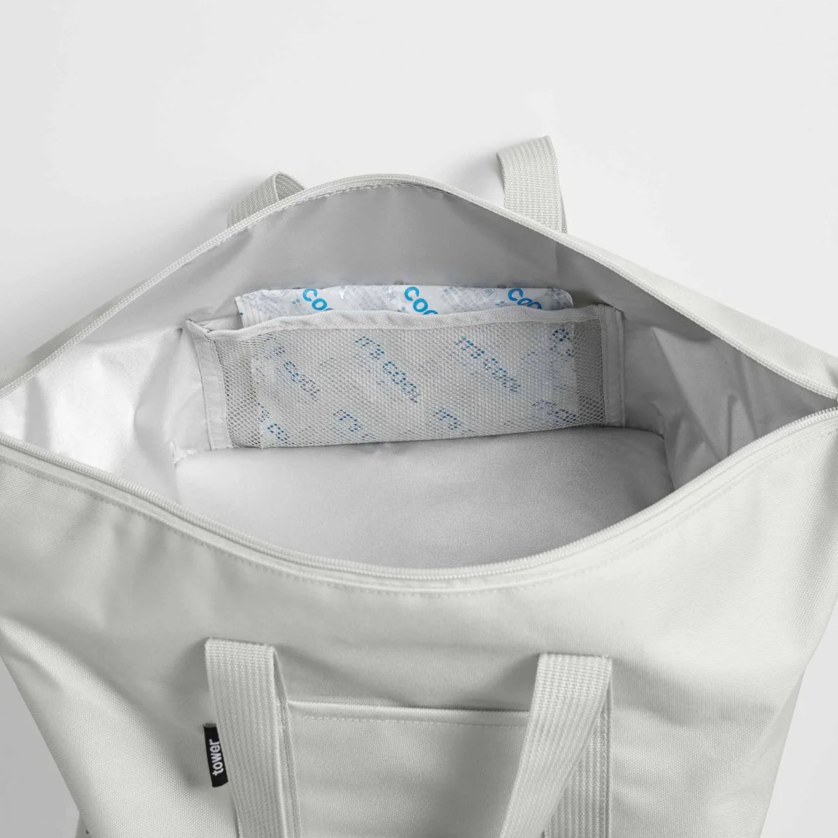 Kjølebag grå sammenleggbar 51 x 18 cm - Image 10