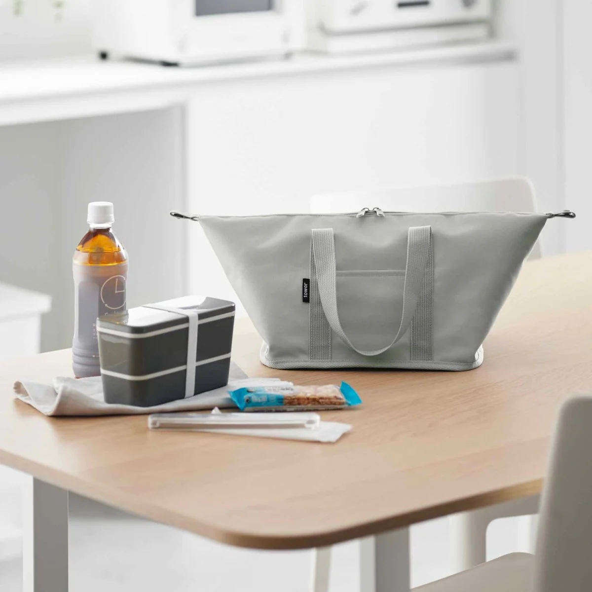 Kjølebag grå sammenleggbar 51 x 18 cm - Image 8