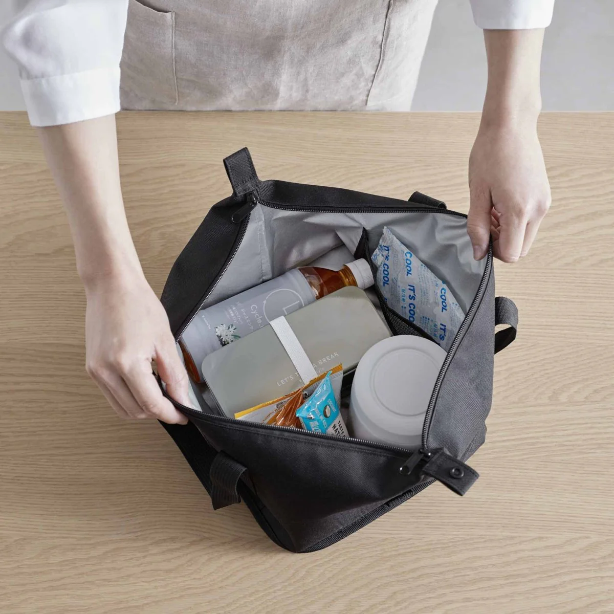 Kjølebag sort 51 x 18 cm - Image 7