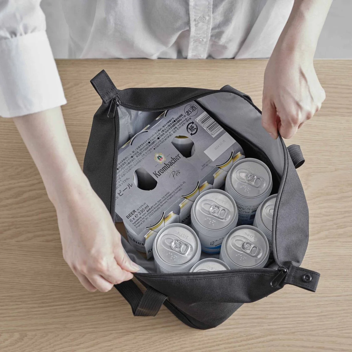 Kjølebag sort 51 x 18 cm - Image 9