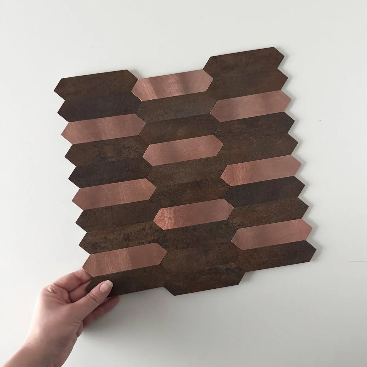 Rosie lang hexagon selvklebende veggfliser - Image 2