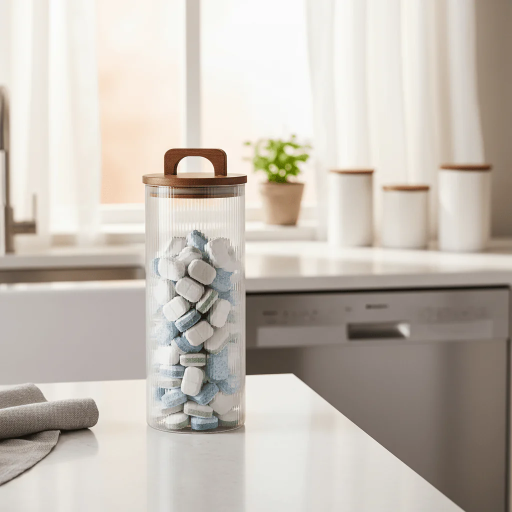 Glasskrukke med trelokk 1650 ml - Image 3