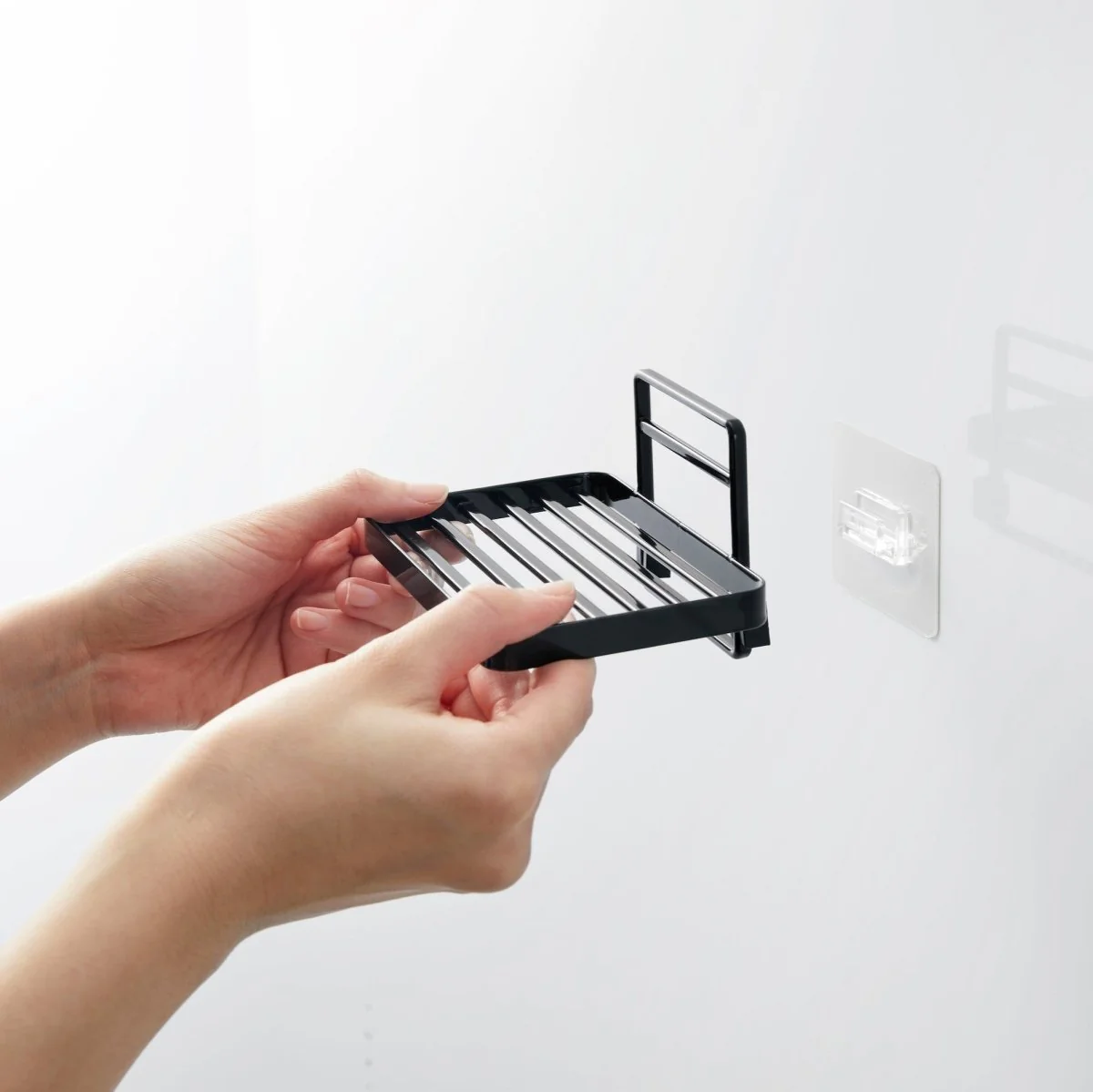 Såpeholder vegghengt sort - Image 3
