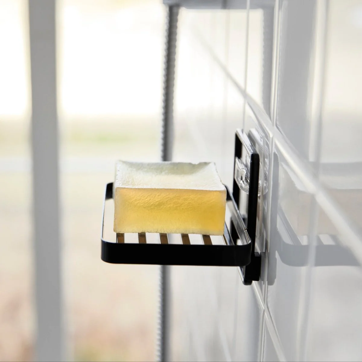 Såpeholder vegghengt sort - Image 5