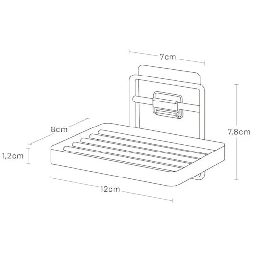 Såpeholder vegghengt sort - Image 6