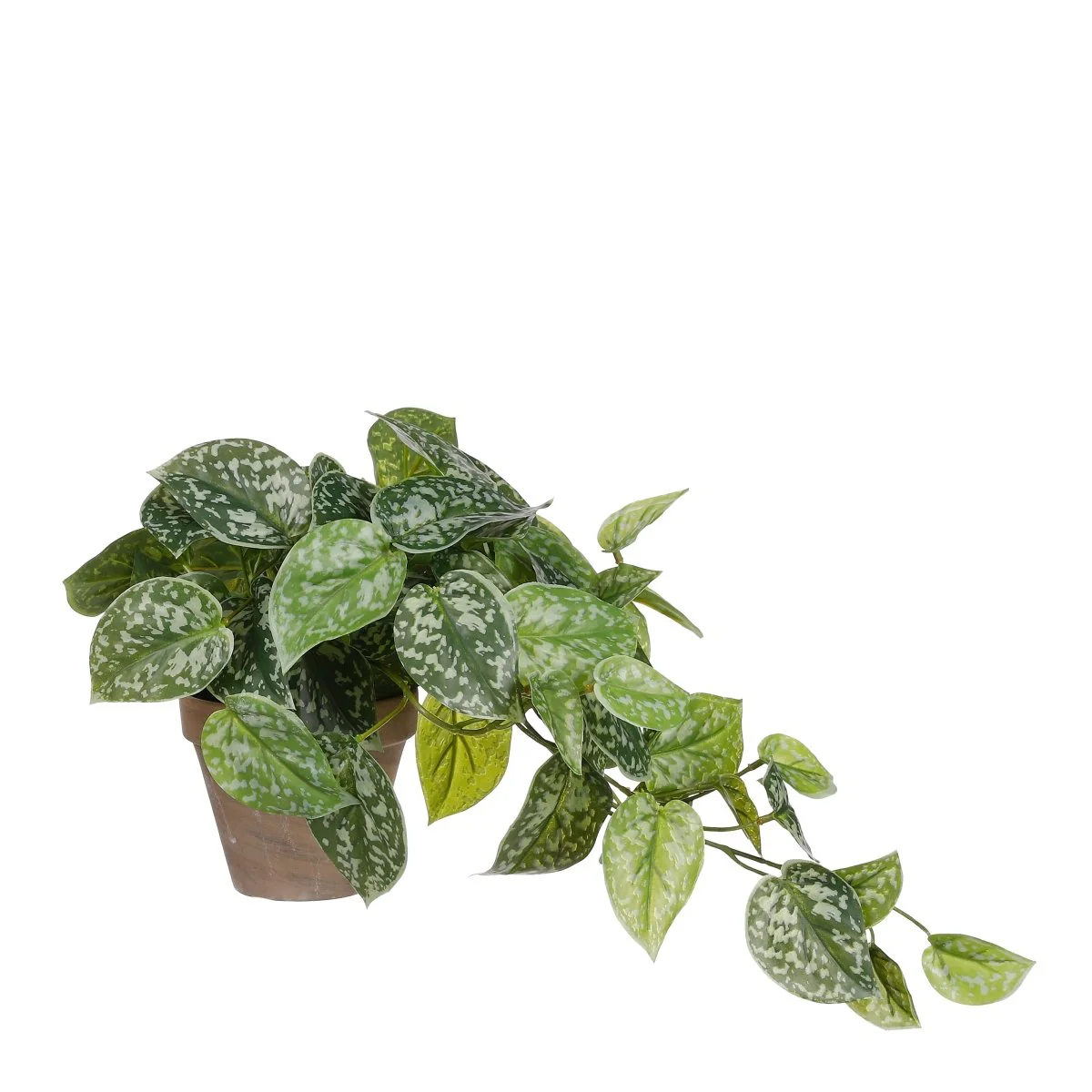Scindapsus kunstig plante hengende grønn med potte