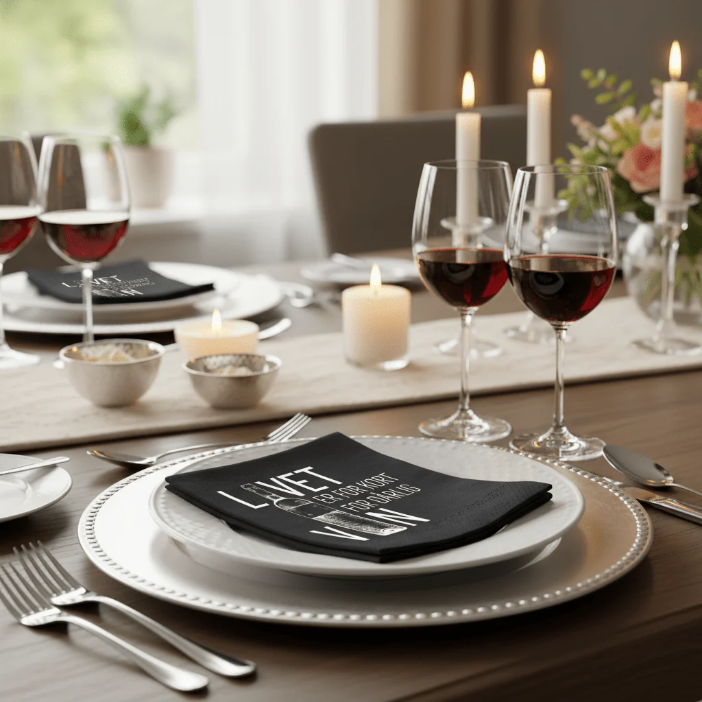 20-pk Serviett "Livet er for kort for dårlig vin" - Image 2
