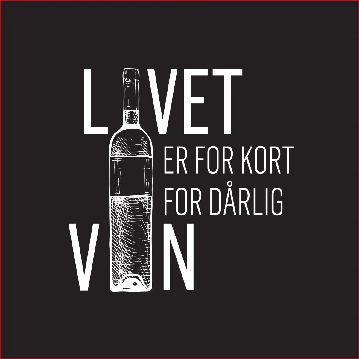 20-pk Serviett "Livet er for kort for dårlig vin" - Image 3