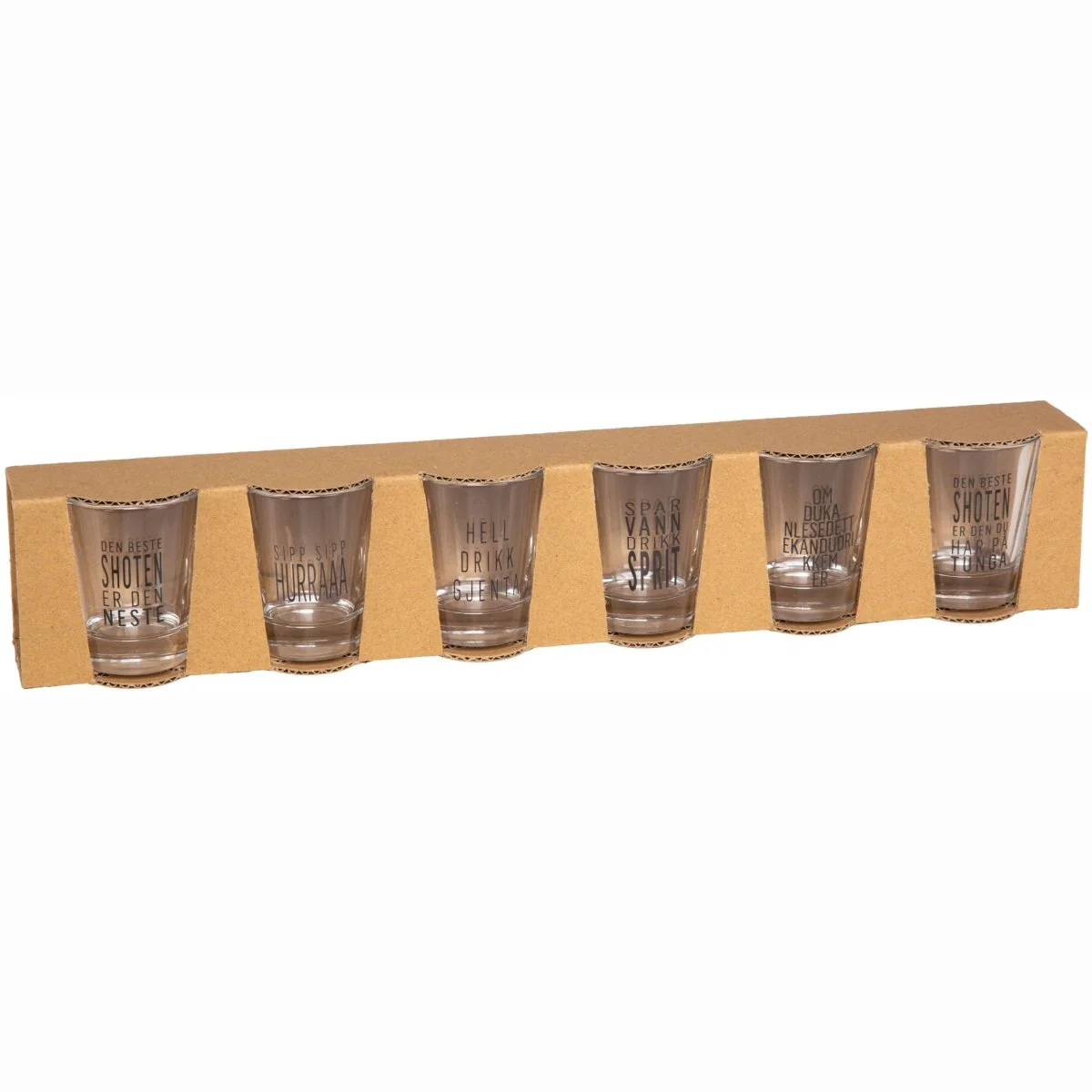 6-pk Shotglass gutta tekster - Image 4
