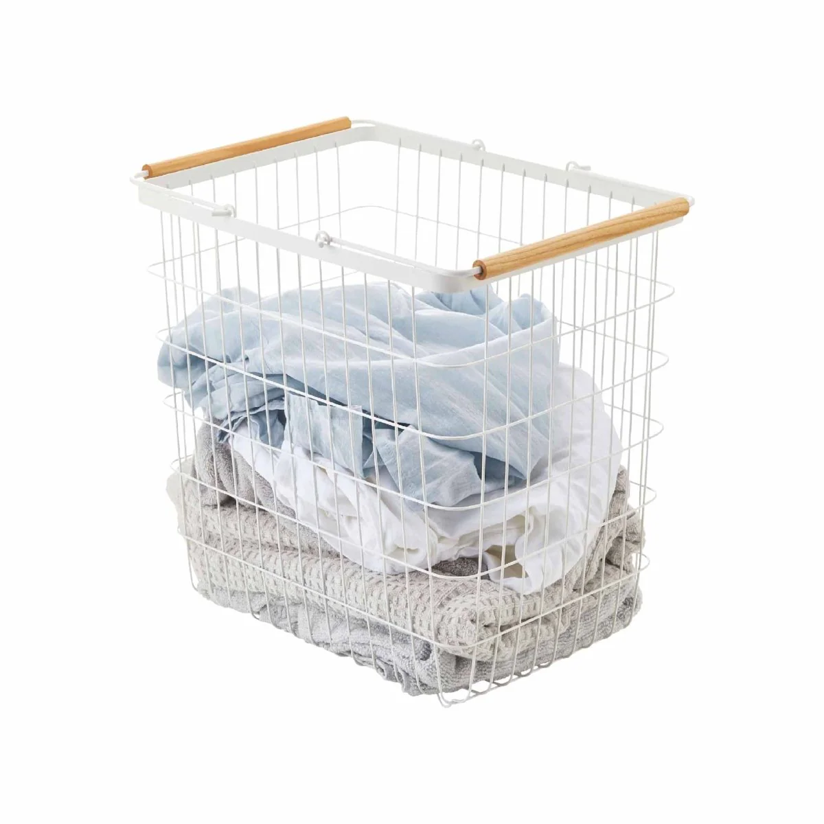 Skittentøyskurv stor hvit 41,5 x 38,5 cm - Image 9