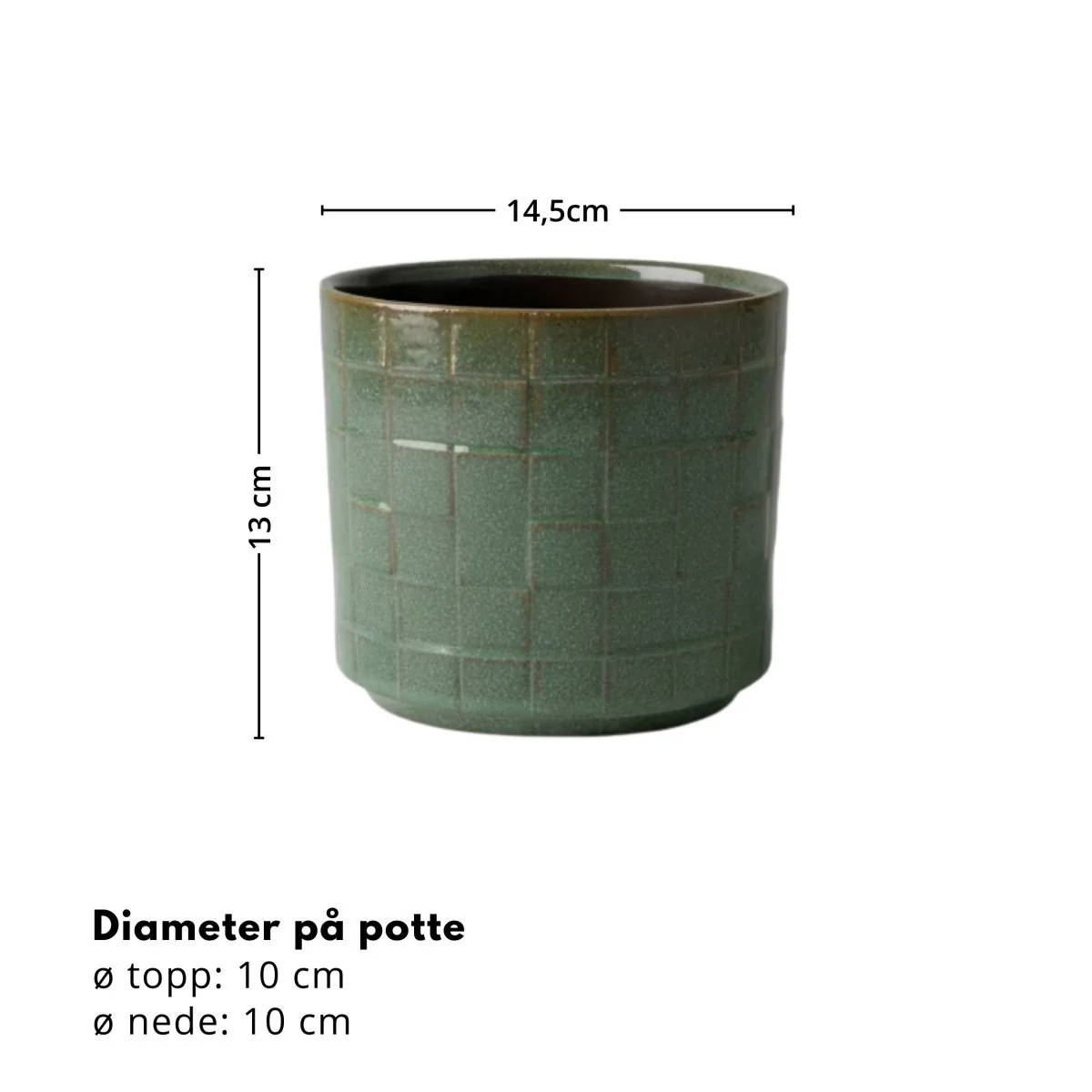 Skog mosaikk potte ø 12 cm - Image 4