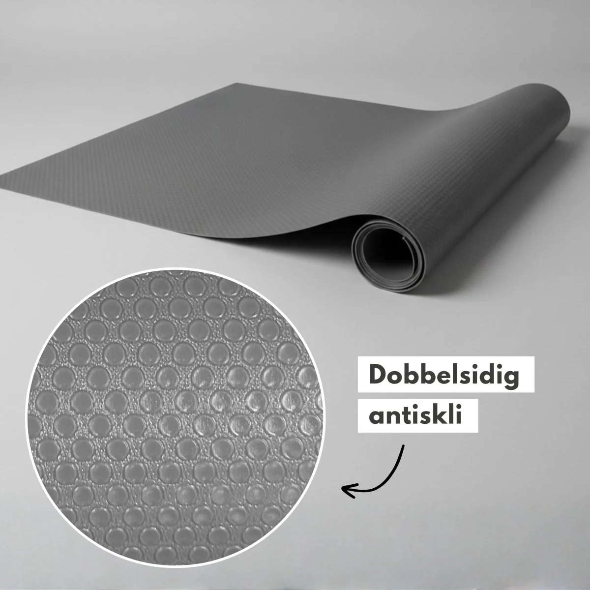 Skuffeinnlegg antiskli, grå - Image 3