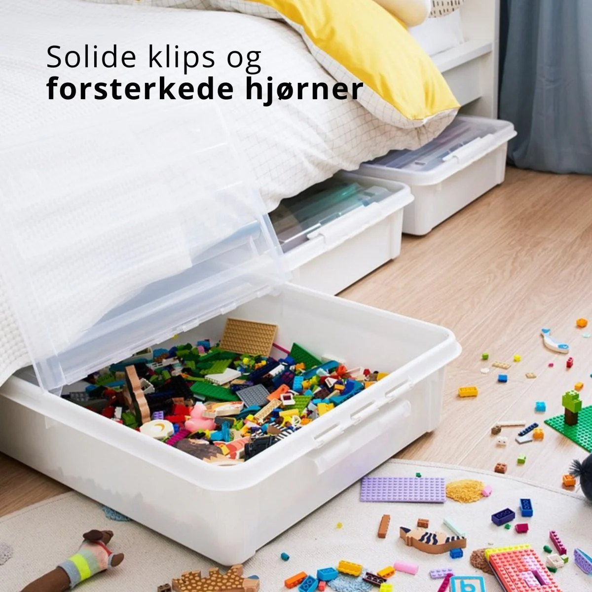 SmartStore™ Bedroller oppbevaringsboks med lokk 60 L - Image 5