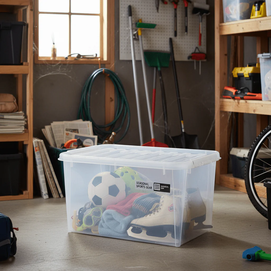 SmartStore™ Classic oppbevaringsboks med lokk 70 L