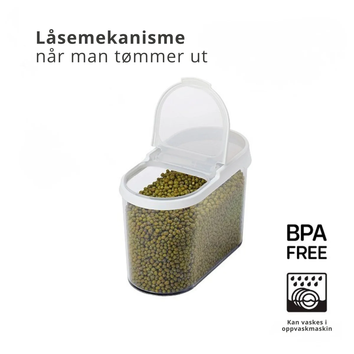 SmartStore Flip oppbevaringsboks med lokk 1,1 L - Image 4