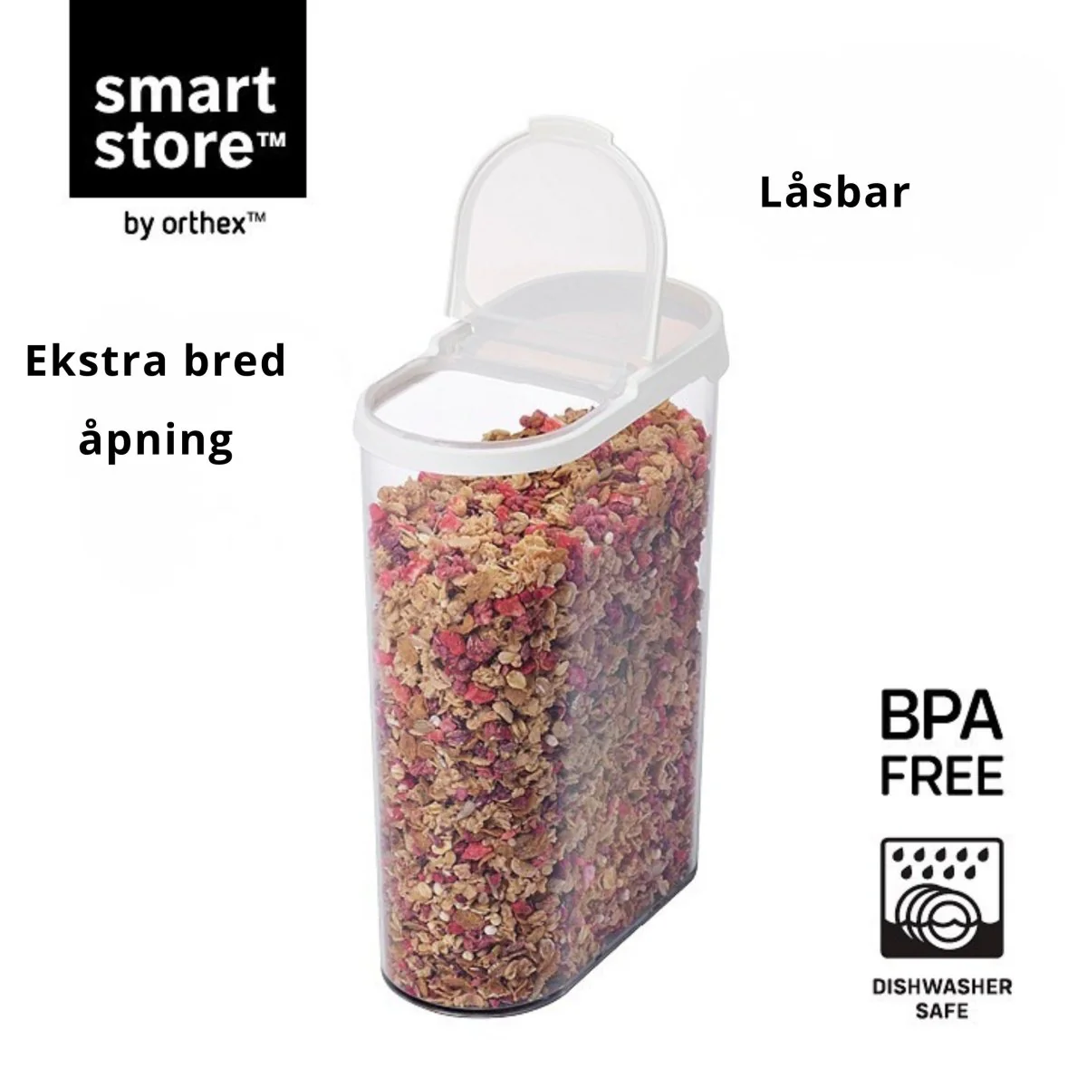 SmartStore Flip oppbevaringsboks med lokk 2,4 L - Image 5