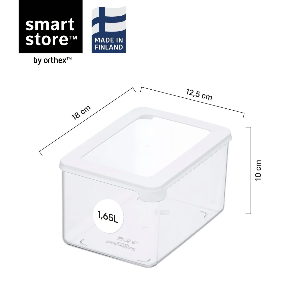 SmartStore™ Vision oppbevaringsboks med lokk 1,65 L - Image 5