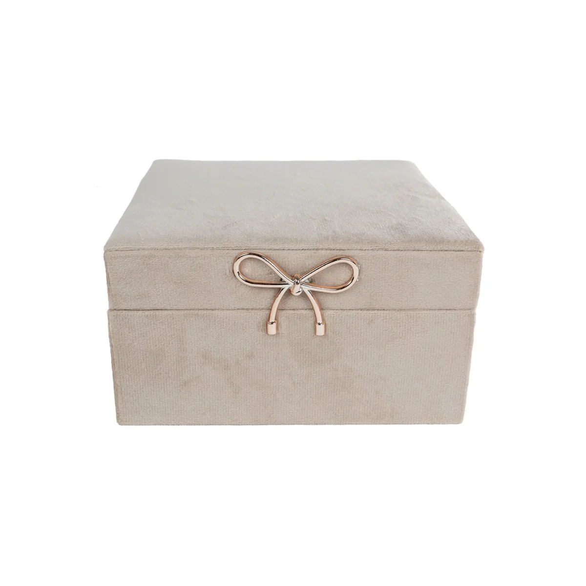 Smykkeskrin velur med speil 25 x 16 x 8 cm - Image 3