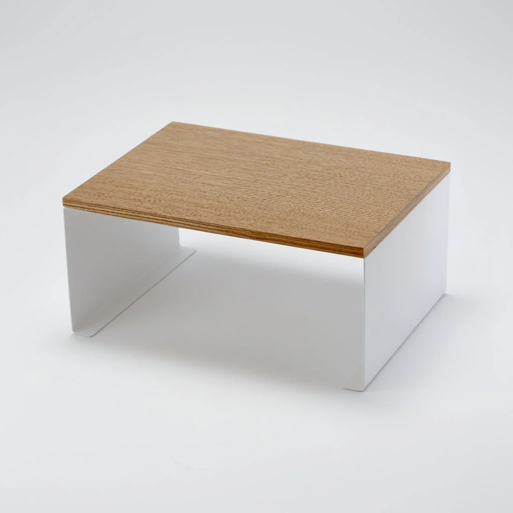 Stabelbar hylle bred hvit 30,5 x 22 cm - Image 2