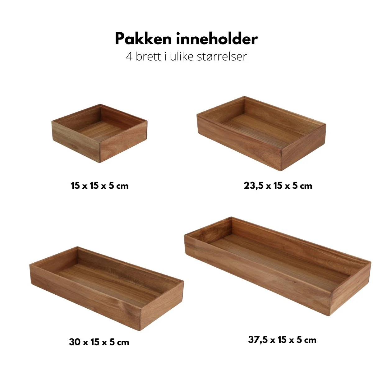 4-pk Stabelbar organiseringsett - Image 2