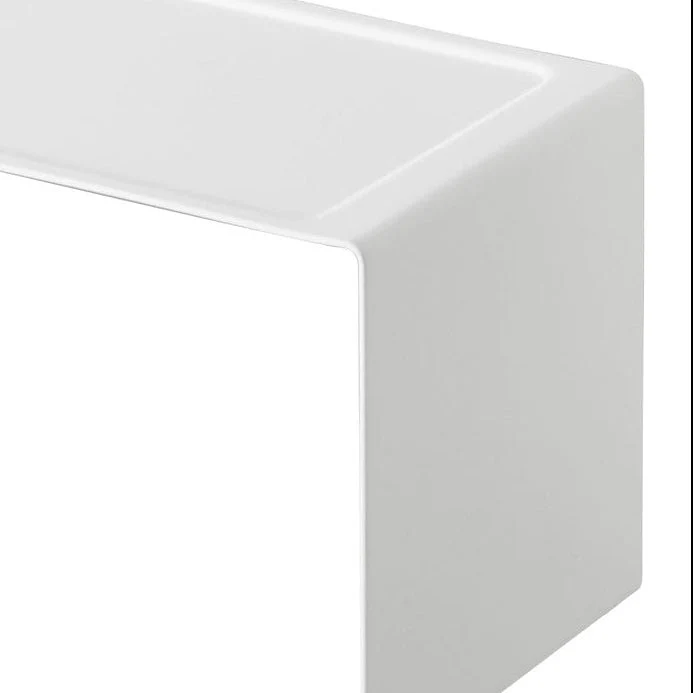 Stabelbar hylle smal hvit 30,5 x 14 cm - Image 4