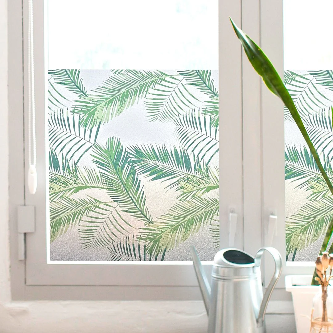 Static Premium Palme vindusfolie - Image 2