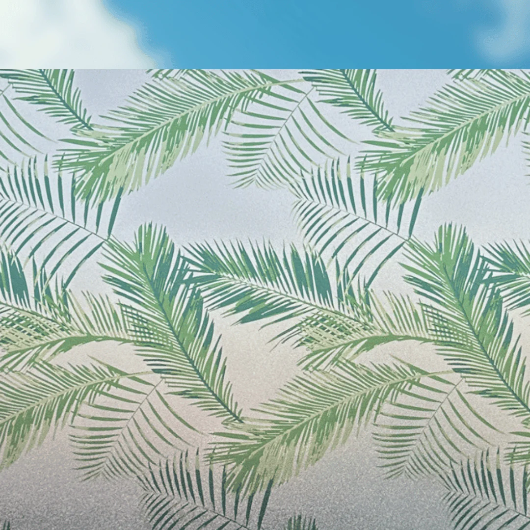 Static Premium Palme vindusfolie - Image 4