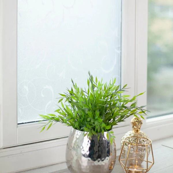 Static Scroll Flower vindusfolie - Image 6