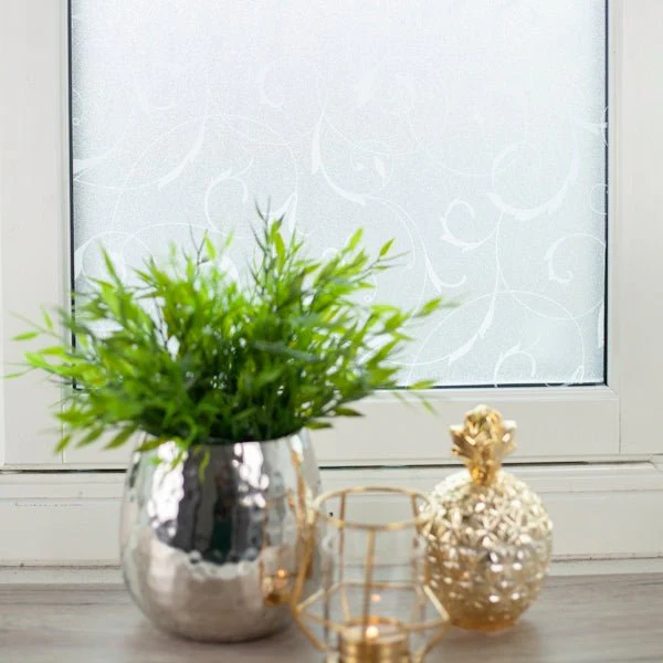 Static Scroll Flower vindusfolie - Image 7