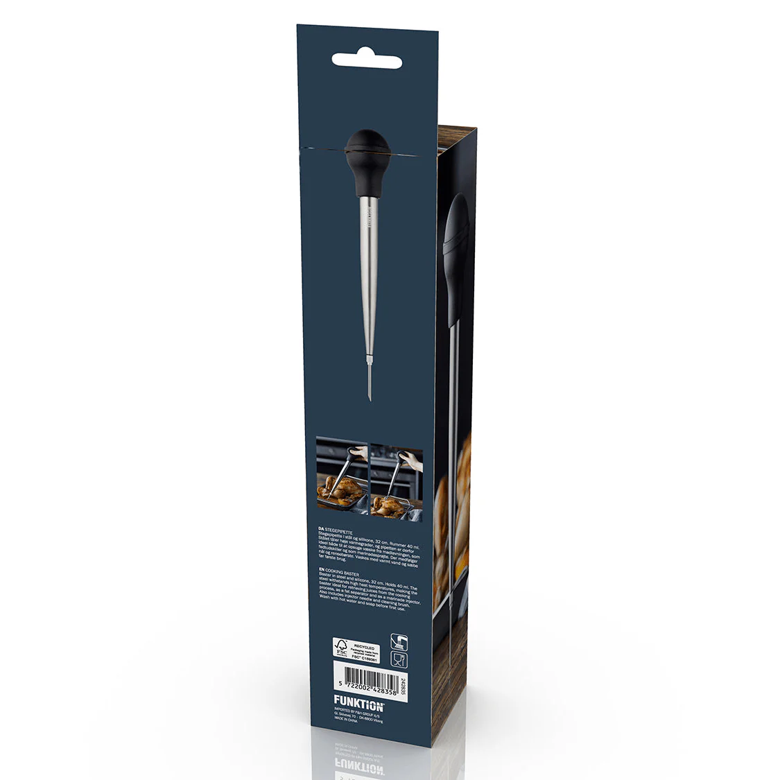 Stekepipette stål 32 cm - Image 3