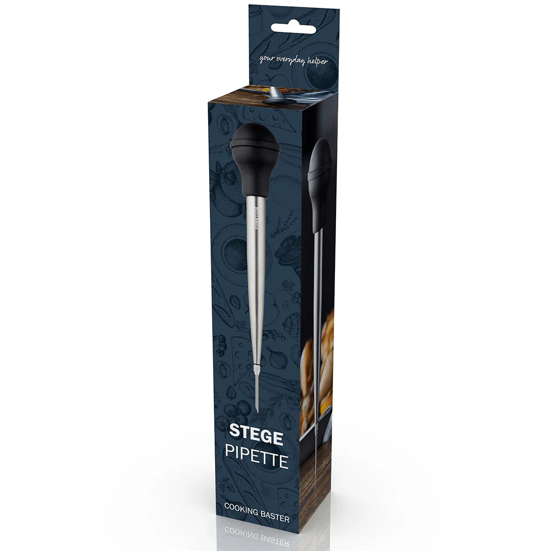 Stekepipette stål 32 cm - Image 5