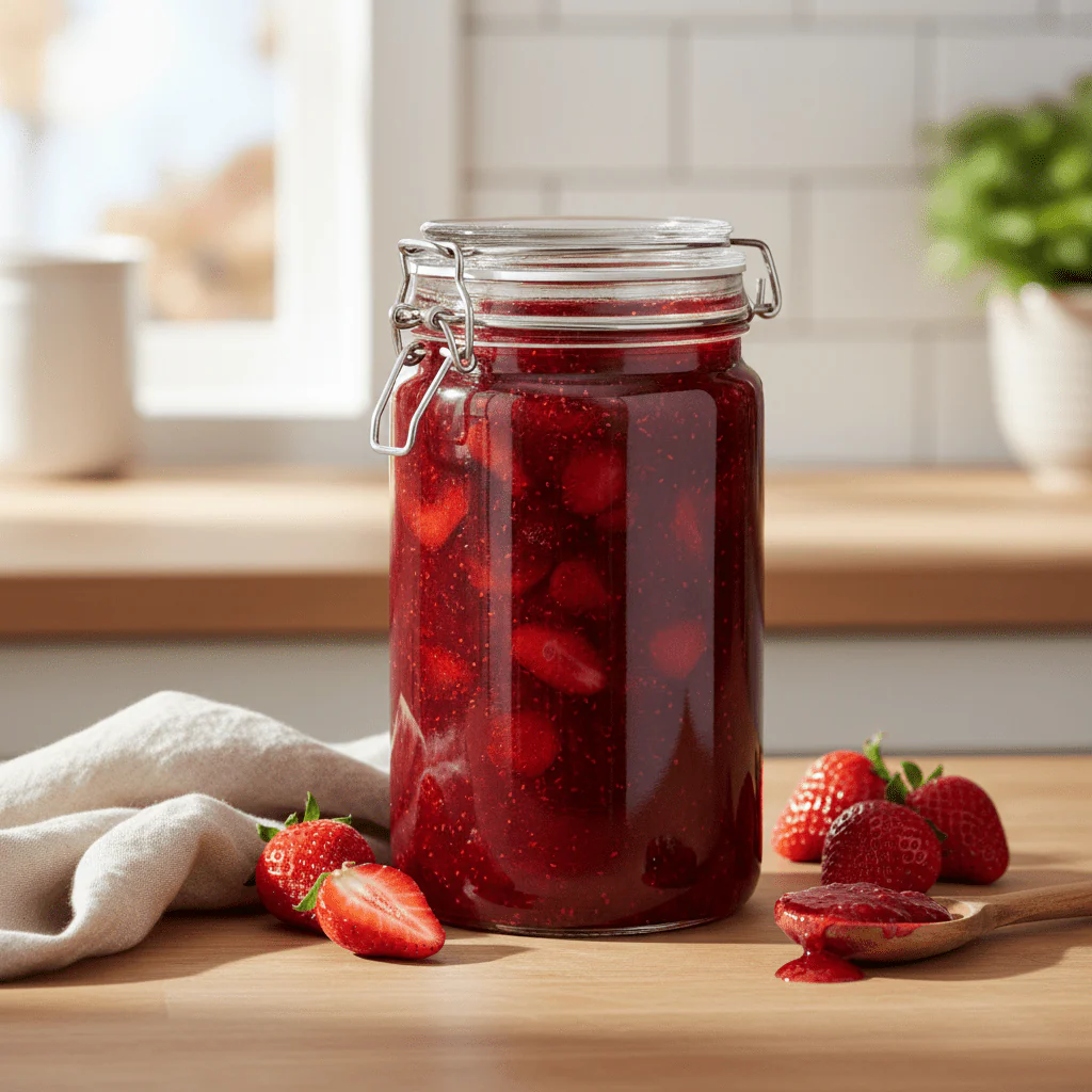 Sylteglass med patentlokk 1000 ml