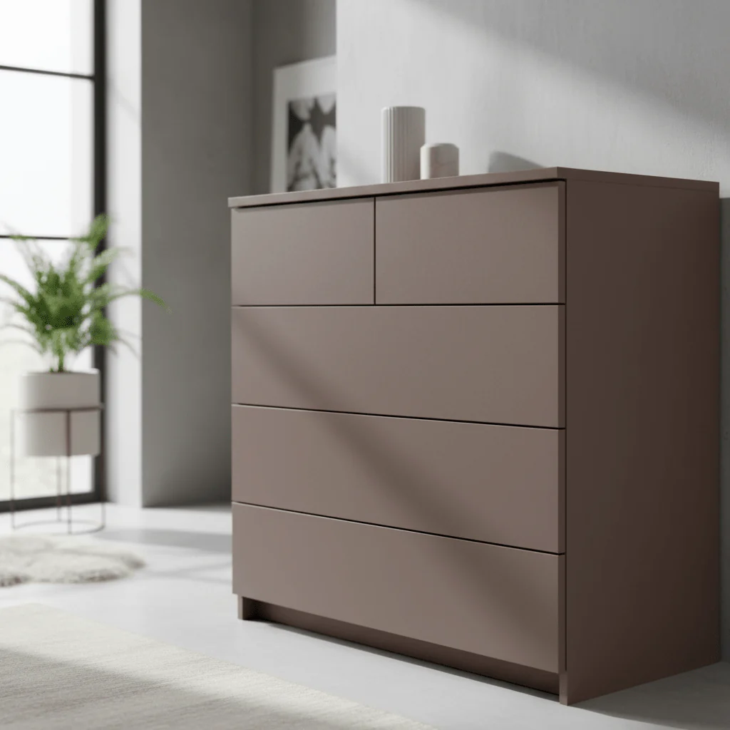 Uni matt Taupe kontaktplast - Image 5