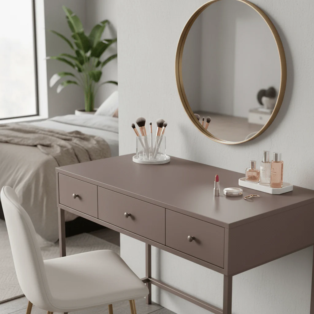 Uni matt Taupe kontaktplast - Image 6